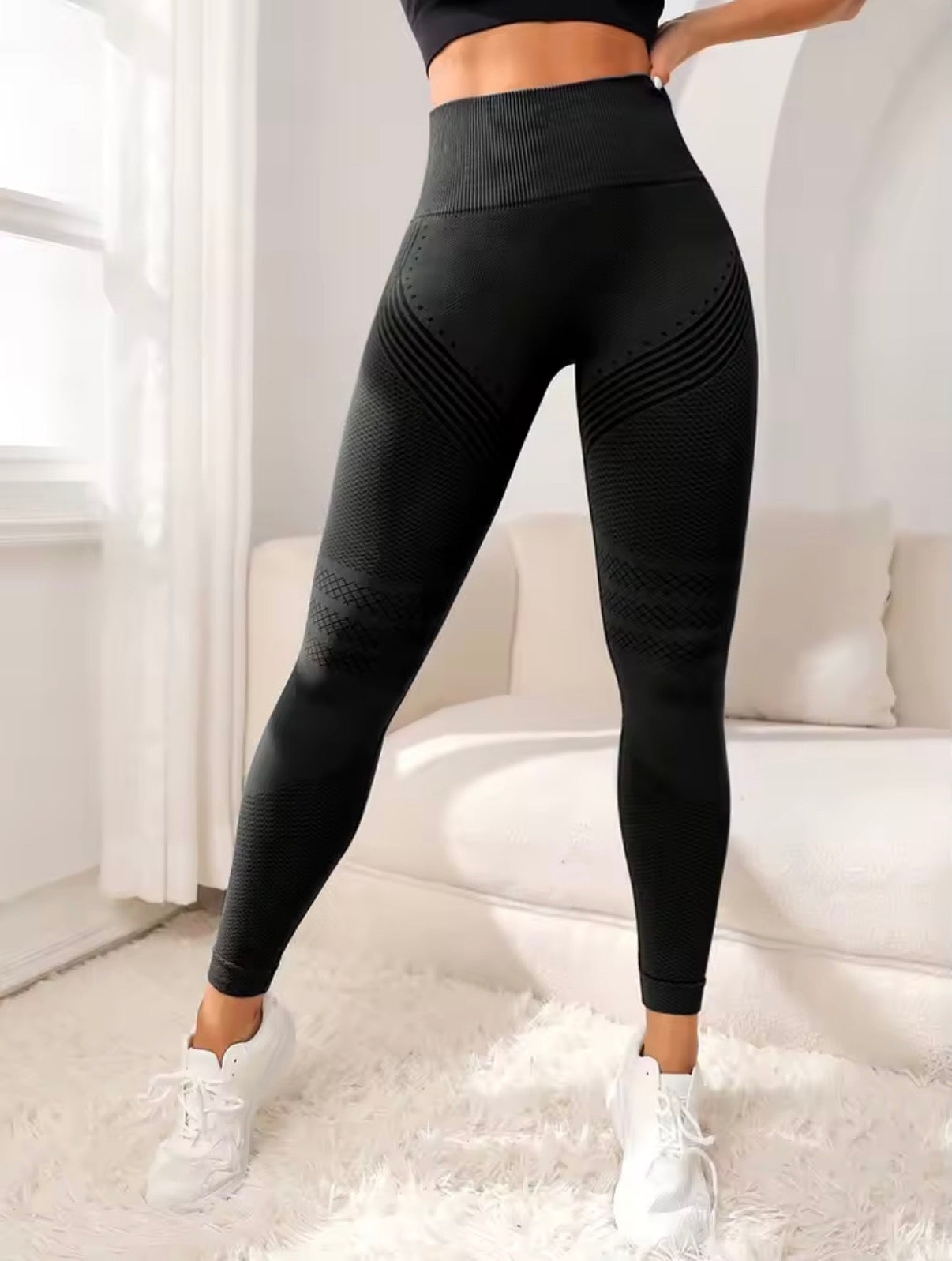 Pantaloni Sportivi con linee sexy,Leggins da palestra,sollevamento gluteo,pantaloni sportivi attillati,pantaloni fitness elastici a vita alta da donna,da yoga,da corsa